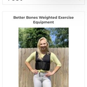 Better Bones Weighted Exercise Vest